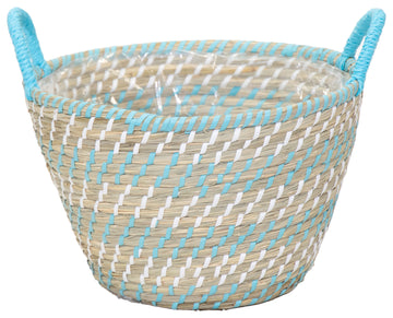 Banjul Potato Basket Blue D39H27