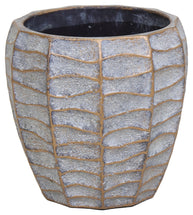 Aurum Egg Pot Wave Bronze D15.5H13