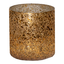 Strass Glass Cylinder Gold D 8.5H8.5